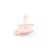 Elodie misty pink binky bow silikonska cucla za novorođenče