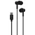 Devia Smart M1 Metal In-Ear Slušalke - Type-C – črne