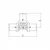 Diamond PEX T-kos 32X25X32, STISNJEN