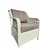 HANAH HOME Baštenska garnitura Rondi Milky Brown