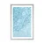 Plakat s paspartujem Mandala v zimskem motivu - 40x60 white