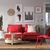 SÖDERHAMN Sofa dvosed s lenjivcem, Tonerud crvena
