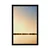 Plakat sončni zahod za horizontom - 30x45 white