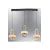 Opviq luster Oxia 2861-3AS-28, LED 40 W, višebojni