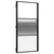 Staklena vrata Prugasti Crna 102,5 x 3,5 x 201,5 cm Aluminij