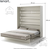 Postelja v omari Lenart - Bed Concept 13 - 180x200 cm - kashemir