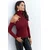 Cool & Sexy Ženska bluza EY2947, Bordo