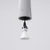 Sollux SL.1347 - Luster na sajli ELECTRA 1xGU10/10W/230V beton/siva