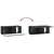 TV ormar za zid 78,5 x 31 x 30 cm Crna Konstruirano drvo Zidne