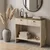 Hanah Home komoda Modera, 90 cm, travertin / orah Venezia