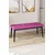 Hanah Home klupa Pera Bench, 105 cm, ljubičasta / crna