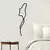 Wallity Zidna dekoracija Woman Face Profile, 18x74cm, Crna