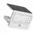RABALUX Flaxton Spoljna zidna lampa, Solarna, Sa senzorom, LED, IP54, 7W, 700lm, Bela
