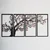 Wallity Set zidnih dekoracija Autumn Vibes-APT740 M, 69x150 cm, 1.2 mm, 4 komada, Crna