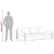 Vidaxl Trosed moder 180 cm žamet