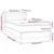 Vidaxl Box spring postelja z vzmetnico temno rjava 100x200 cm blago