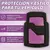 Sumex Univerzalne gumene patosnice Premium, 4 komada, Crno-roze
