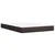 Vidaxl Box spring postelja z vzmetnico temno rjava 140x200 cm blago