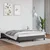 Vidaxl Posteljni okvir siv 140x190 cm umetno usnje