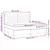 Vidaxl Box spring postelja z vzmetnico krem 200x200 cm blago