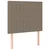 Vidaxl Box spring postelja z vzmetnico taupe 80x200 cm blago