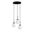 Opviq Luster Orbital-15-14006, 36x36x115cm, IP20, Belo-crni