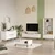 Hanah Home Set nameštaja za dnevnu sobu ON21-W, Beli