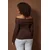 Trendyol Curve Ženska bluza Tbbaw26Af00094, Braon