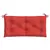 Jastuk za vrtnu klupu crveni 110 x 50 x 7 cm od tkanine Oxford