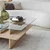 Hanah Home Klub sto Saga Square, 90x35x90 cm, Krem