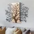 Sombra del Bosque -1 NaturalBlack Decorative Wooden Wall Accessory