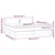 Vidaxl Box spring postelja z vzmetnico temno siva 200x200 cm blago