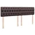 Vidaxl Box spring postelja z vzmetnico temno rjava 180x200 cm blago