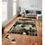 Conceptum Hypnose tepih Asr Crpt-92, pravougaoni, 140 x 220 cm, crni