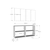 Hanah Home Konzolni sto Fraud Bohem KM120, 120x75x29.6 cm, Beli