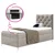 KONDELA Guliette 90 boxspring postelja