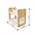 Hanah Home Polica za knjige, 57x55x34cm, Bela