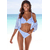VIVANCE Bikini zgornji del modra/bela