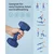 Songmics Set uteži 2 kosa 21x105 cm modra
