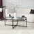 Hanah Home Klub sto Sun S408 94x35x64cm Crni