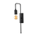 Opviq Zidna lampa E27 Socket, Crna