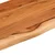 Zidna polica 70x20x3,8 cm pravokutna bagremovo drvo živi rub