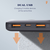 LDNIO Back up baterija P10, 10000mAh, 37Wh, 5V, 2.1A, LED display crna
