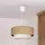 Brilagi - LED luster na sajli BOHO ECO 1xE27/10W/230V prečnik 40 cm bež/krem