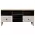 TV ormar s ladicama Bijelo 100 x 33,5 x 46 cm Čvrsto drvo manga