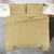 Set posteljine za poplun smeđesivi 200x220cm lagana mikrovlakna
