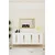 Hanah Home komoda Rany 180, 180 cm, bela / zlatna