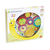 Leseni didaktični polžek Snail Whirls Tender Leaf Toys s 6 gibljivimi kolesi od 18 mes