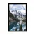 Plakat čudovita gorska pokrajina - 40x60 silver