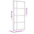 Klizna vrata zlatna 90 x 205 cm prozirno staklo ESG i aluminij